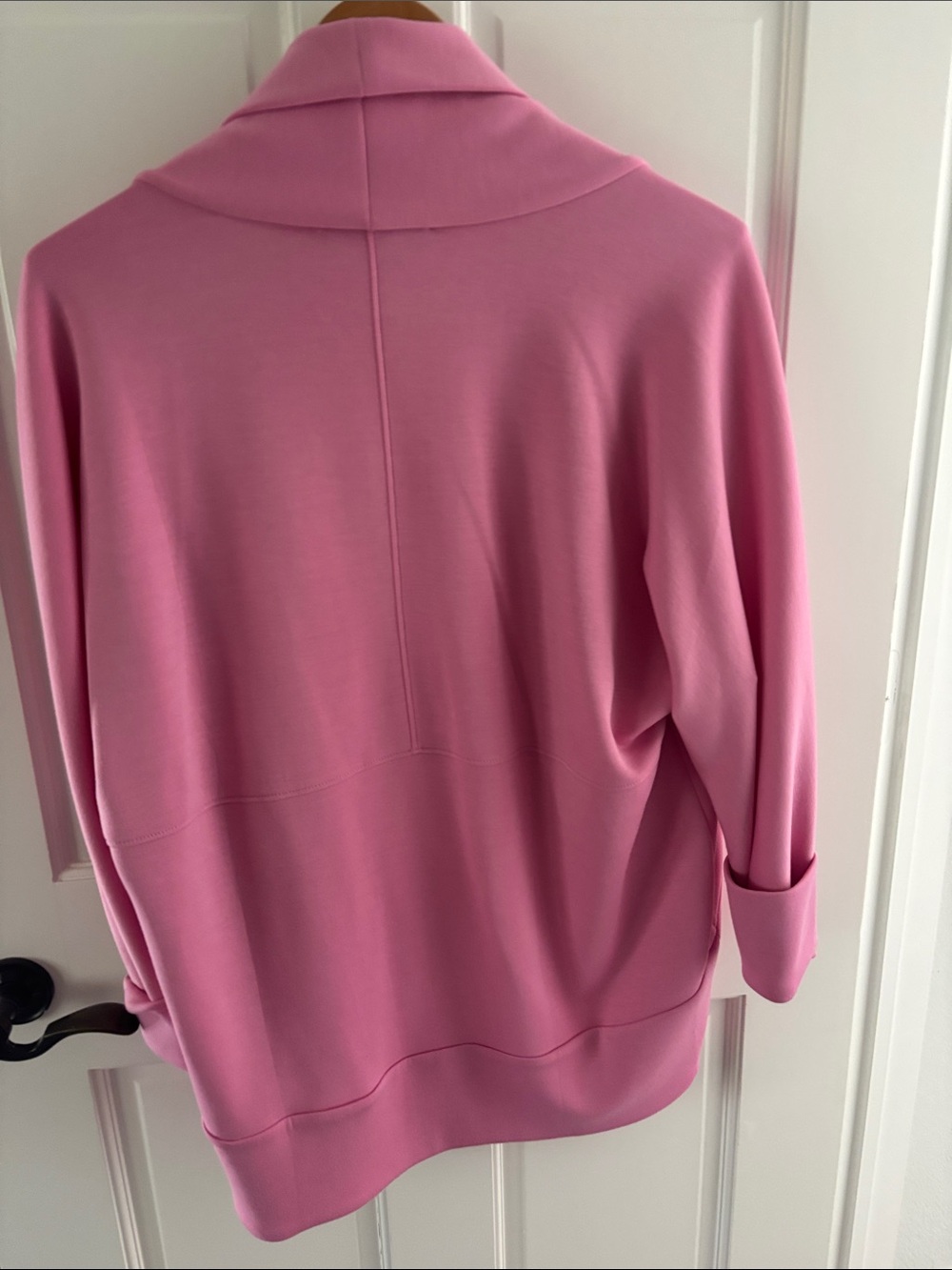 Boston Proper Pink Draped Robe and Drawstring Pants Set - Picture 3 of 7